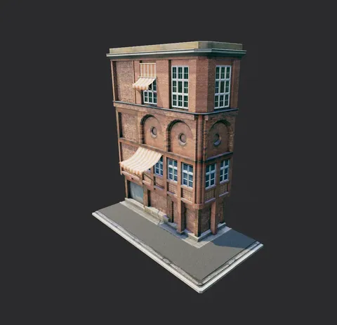 Procedural Building Assets - Blender 3d models