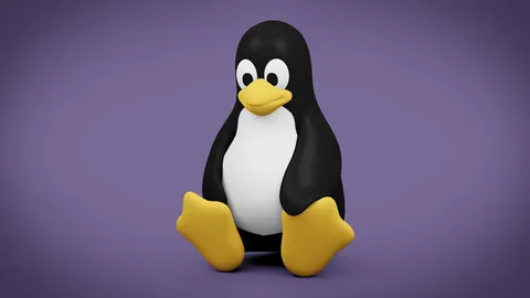 Tux Rigged Model - Blender 3d models