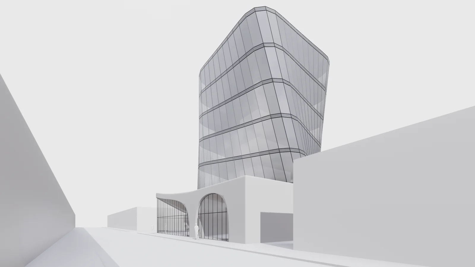 Twisted Tower with Curved Podium screenshot 5