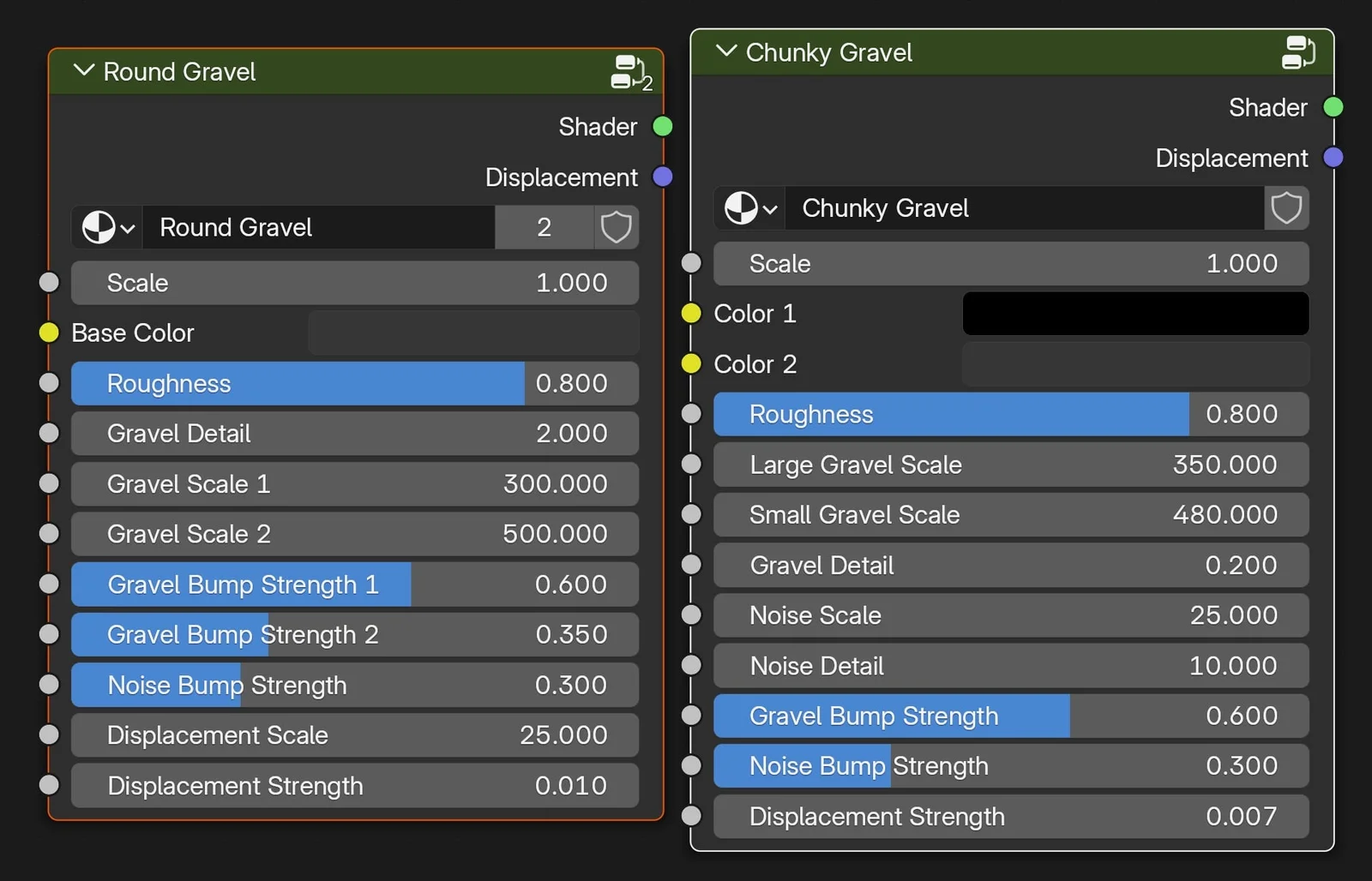 Procedural Gravel Materials screenshot 2