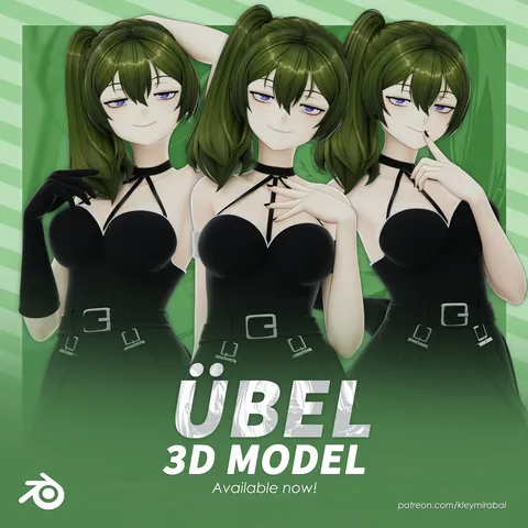 Übel Character Model - Blender 3d models