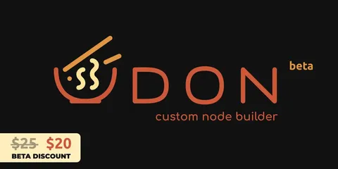 UDON Custom Node Builder - Blender addons