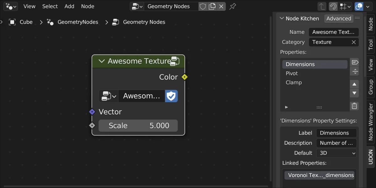 UDON Custom Node Builder screenshot 4