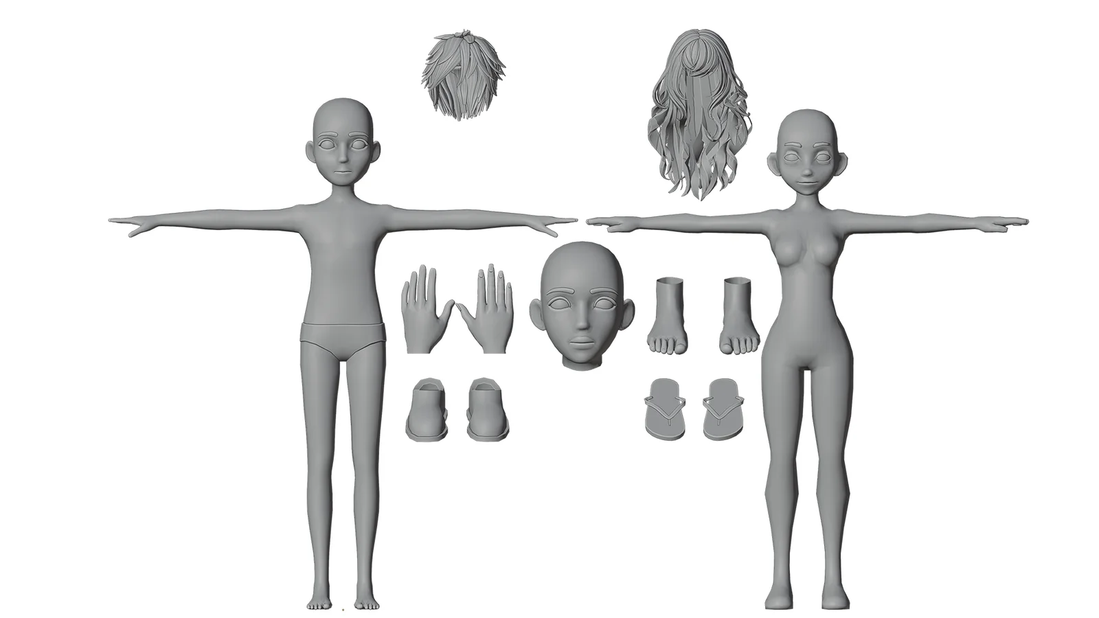 Ultimate Basemesh Pack - Free screenshot 2