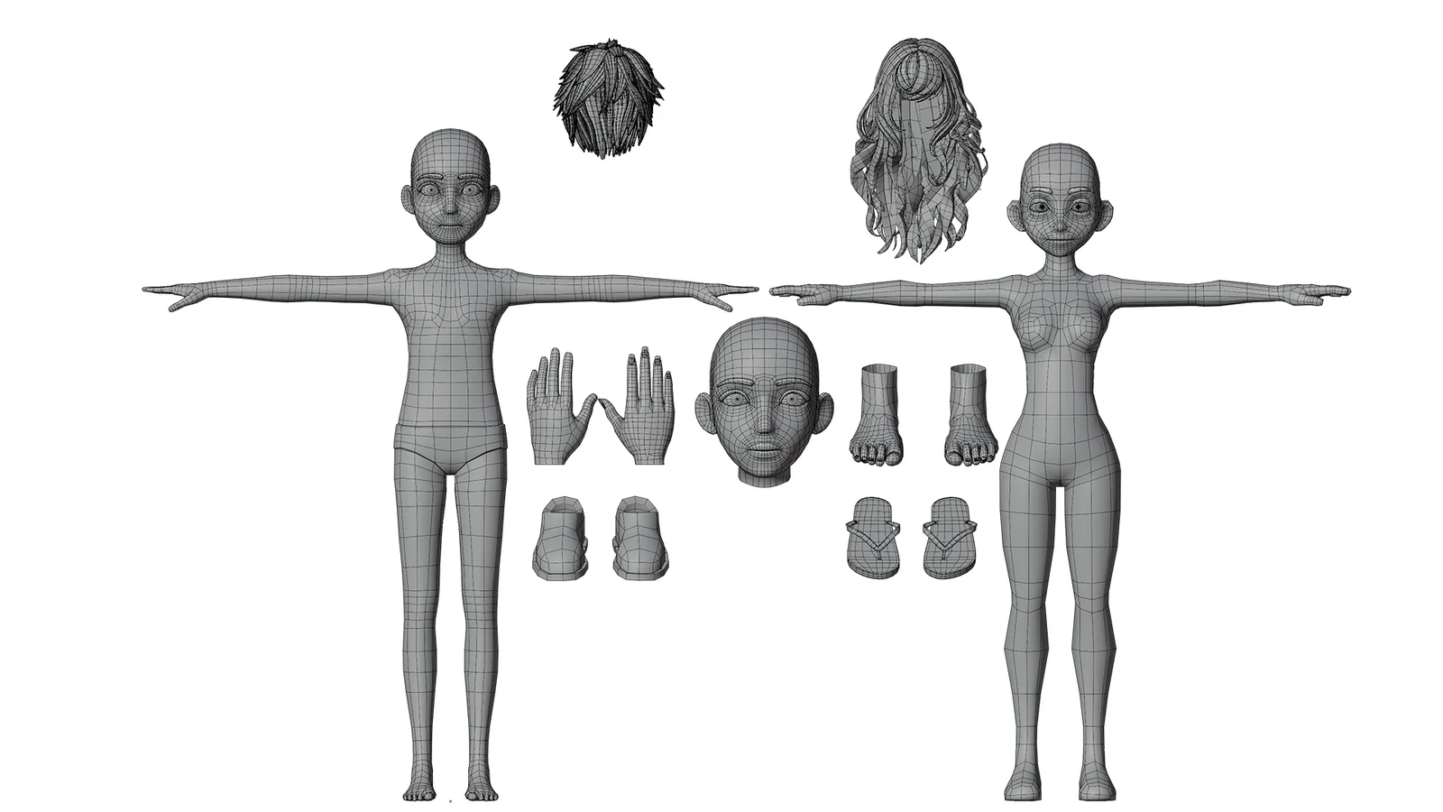 Ultimate Basemesh Pack - Free screenshot 3