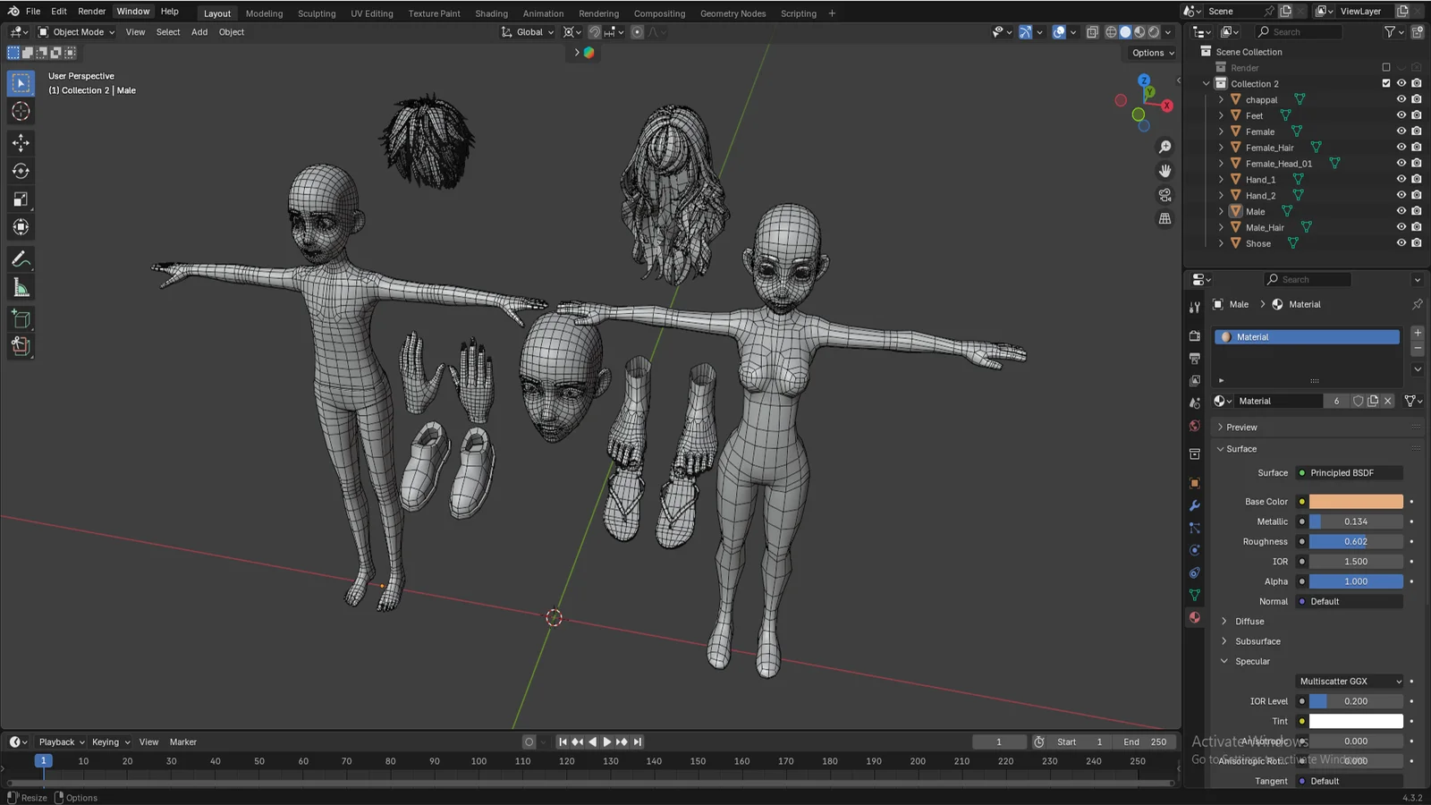Ultimate Basemesh Pack - Free screenshot 4