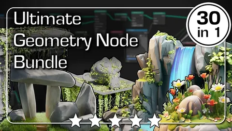 3DT Geometry Nodes Bundle - Blender geometry nodes