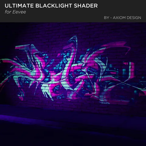 Ultimate Blacklight Shader - Blender shaders