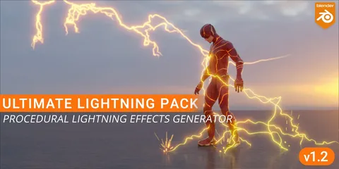 Ultimate Lightning Pack - Blender geometry nodes