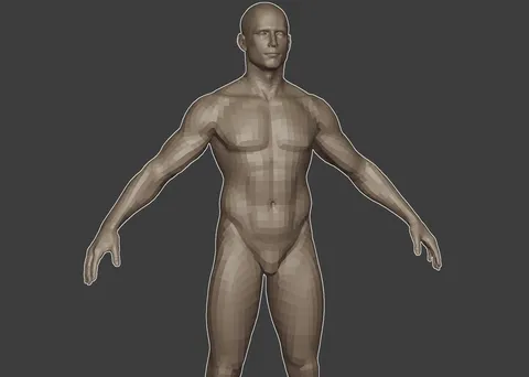Ultimate Male Basemesh - Blender 3d models