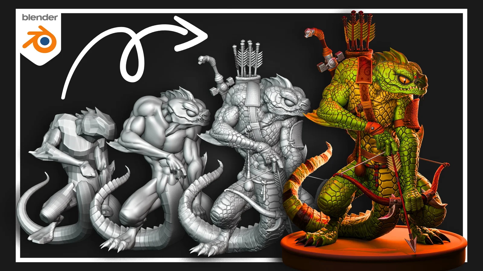 Lizard Character Sculpting Course screenshot 4