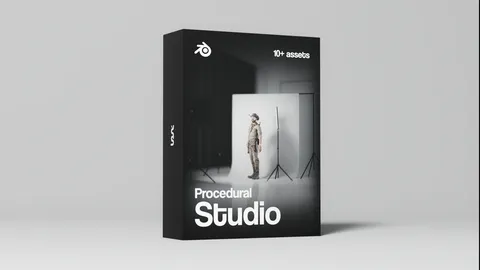 Ultimate Procedural Studio Pack - Blender lighting & hdris