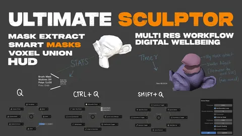 Ultimate Sculptor - Blender addons