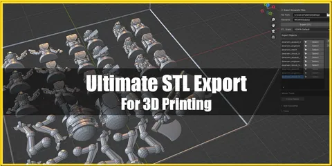 Ultimate STL Export - Blender addons