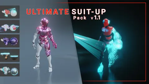 Ultimate Suit Up Pack - Blender geometry nodes