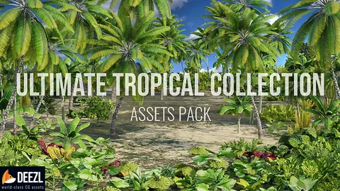Ultimate Tropical Collection - Blender 3d models