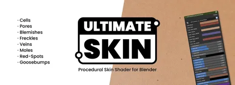 UltimateSkin - Blender shaders