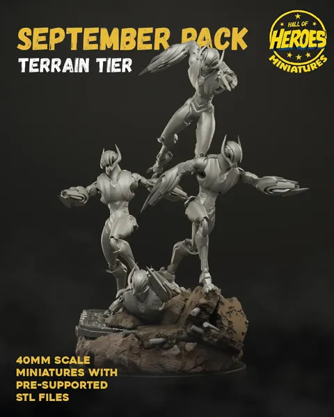 Ultron Bots - Blender 3d models