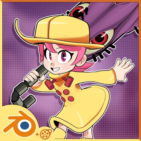 Hungern Umbrella Model - Blender 3d models