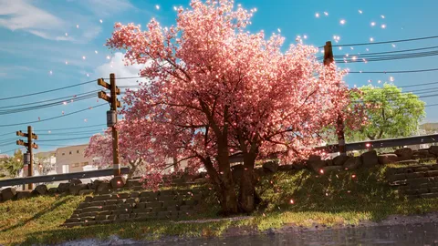 Under the Sakura Tree - Blender scenes