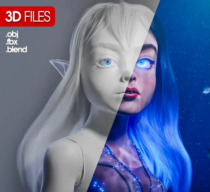 Underwater Princess Character screenshot 2