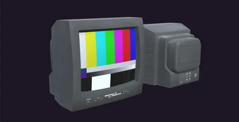 CRT Television - Blender 3d models