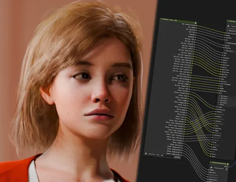 Universal Controls For Global Skin - Blender shaders