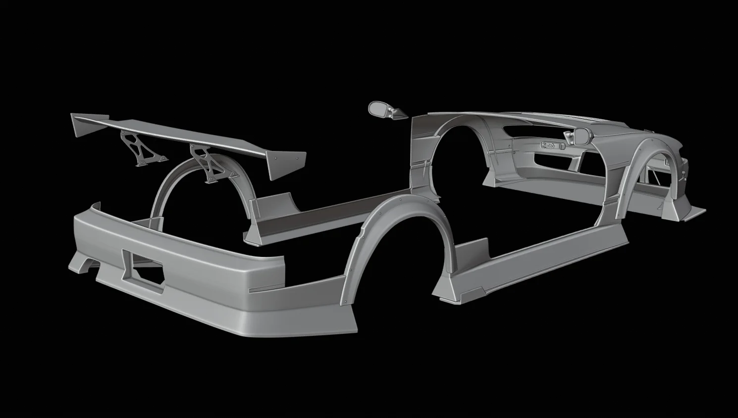 URAS Type-4 Body Kit PS13 Silvia screenshot 4