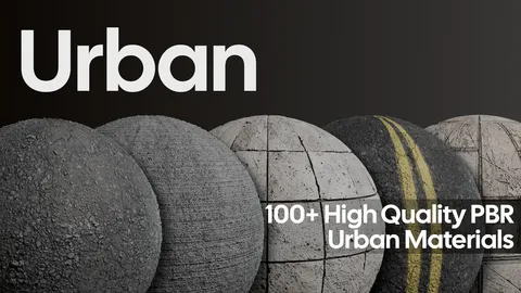 Urban PBR Materials - Blender textures & materials