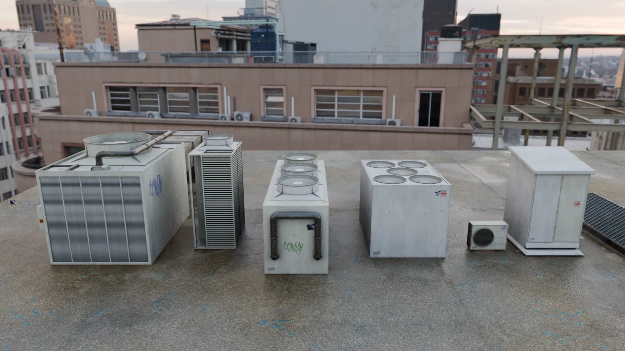 Urban Rooftop Asset Pack screenshot 3