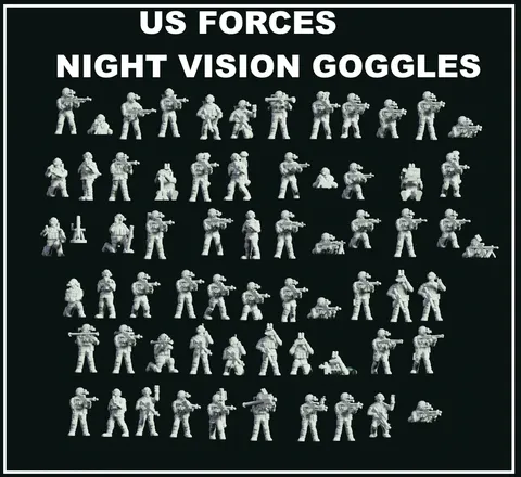 US Forces Night Vision Goggles - Blender 3d models