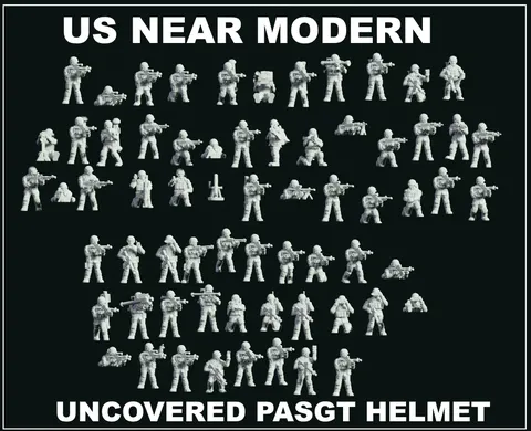 US Forces PASGT Helmets - Blender 3d models