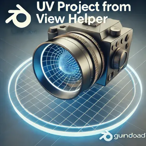 UV Project from View Helper - Blender addons