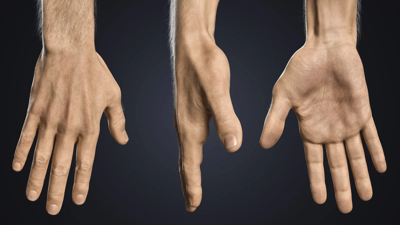 V-ARM 01 Realistic Male Hands screenshot 2