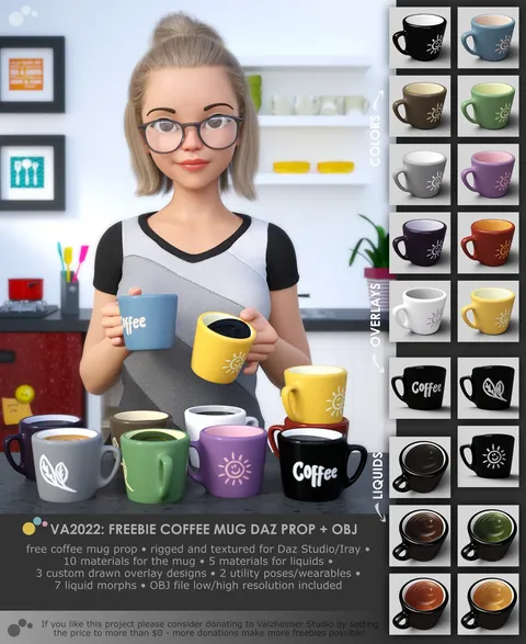 Coffee Mug - Blender 3d models