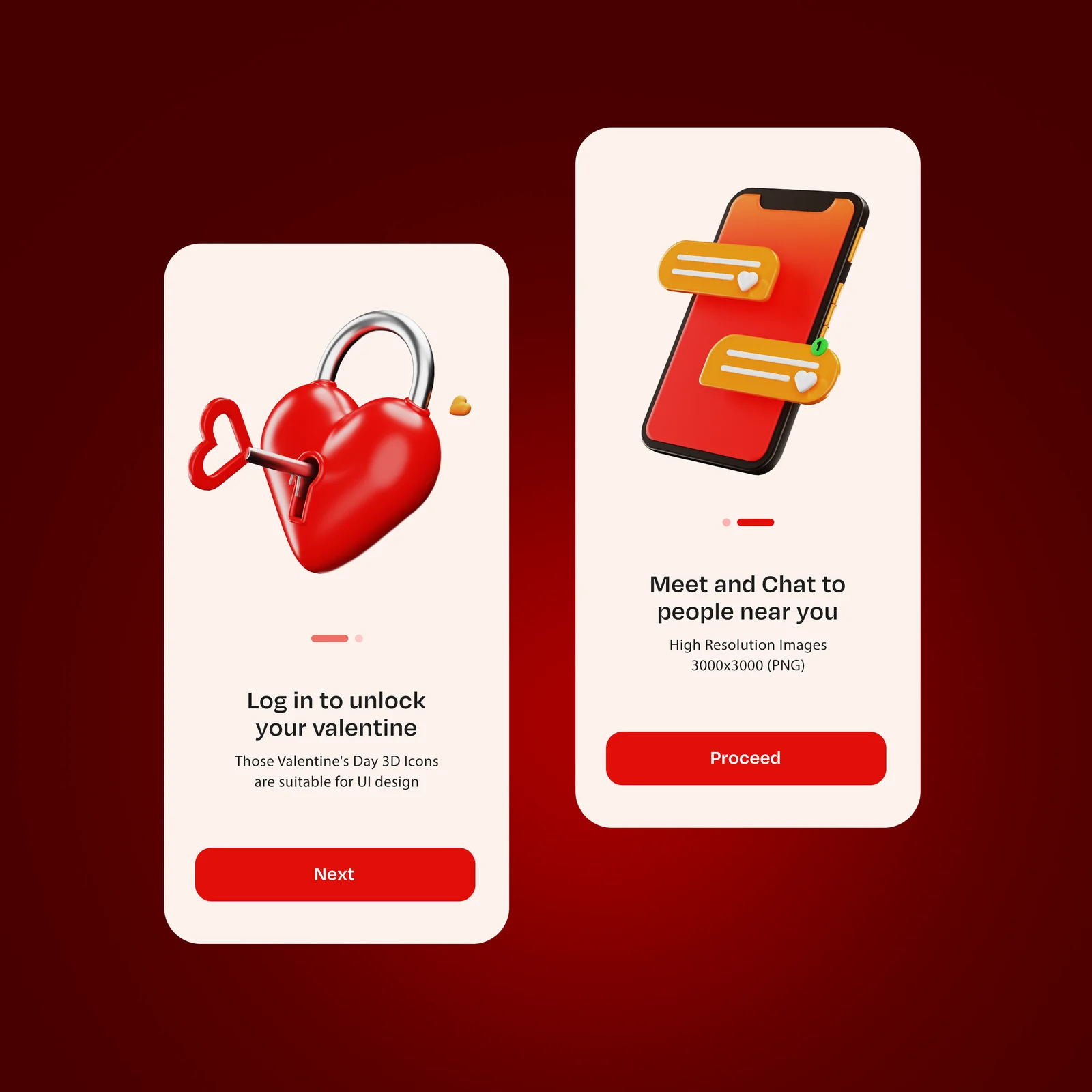 Valentine 3D Icon screenshot 3