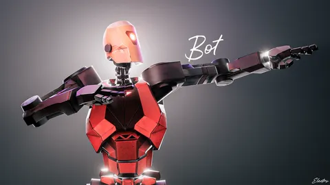 Valorant Training Bot Rig - Blender 3d models
