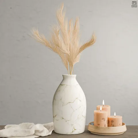 Vase with Pampas Grass Set - Blender scenes