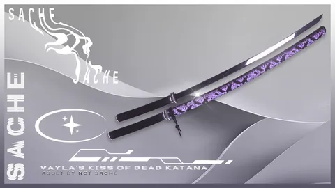 Kiss of Death Katana - Blender 3d models