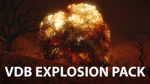 VDB Explosion Pack - Blender 3d models