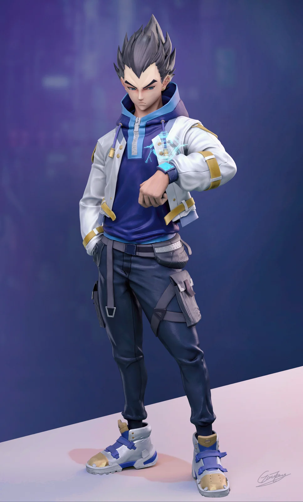 Vegeta Cyberpunk screenshot 2