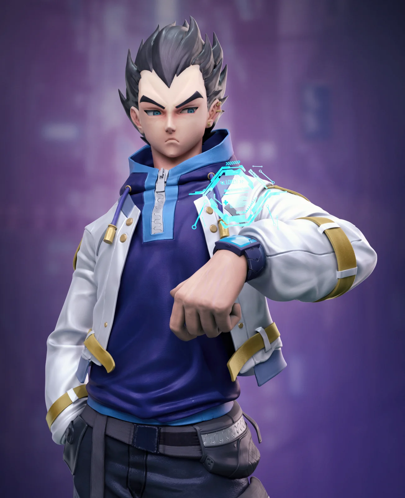 Vegeta Cyberpunk screenshot 3