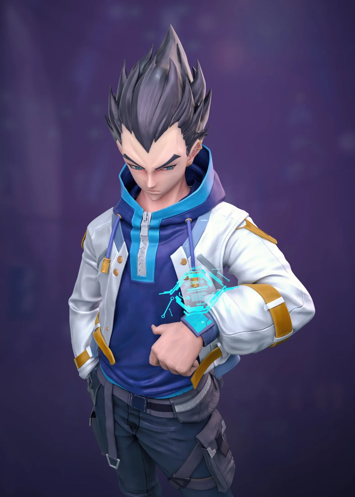 Vegeta Cyberpunk screenshot 4