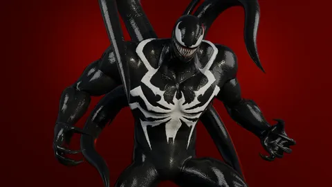 Spider-Man 2 Venom Textures - Blender textures & materials