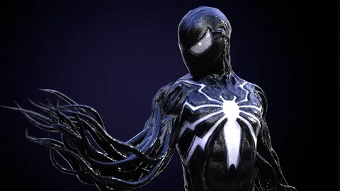 Venom Symbiote Rig - Blender 3d models