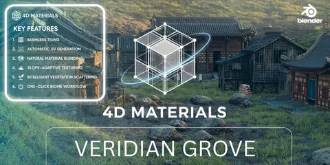 Veridian Grove - Blender shaders