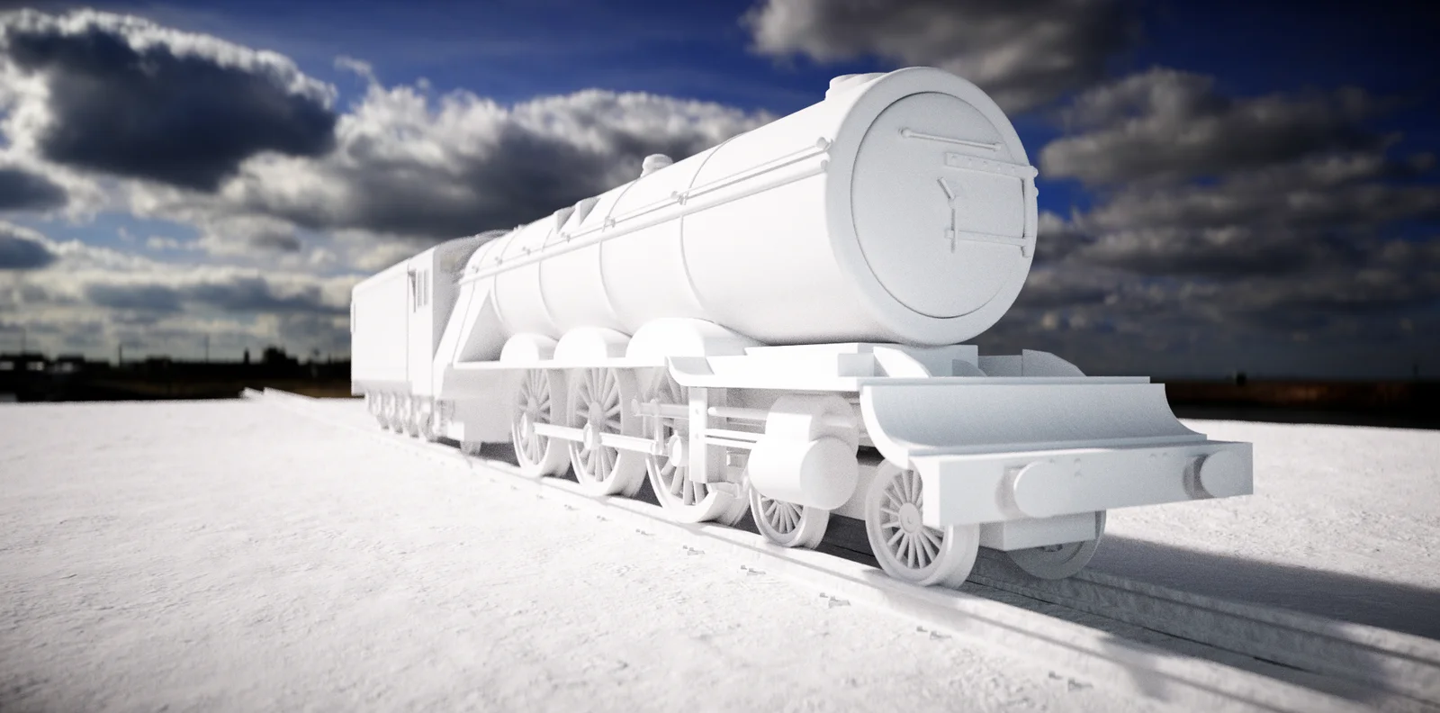 Steam Train Base Mesh screenshot 2