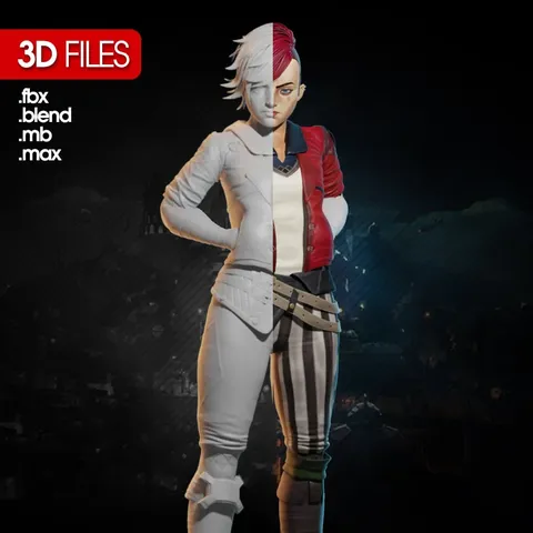 Vi (Arcane) - Blender 3d models