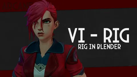 Vi Arcane Rig - Blender 3d models