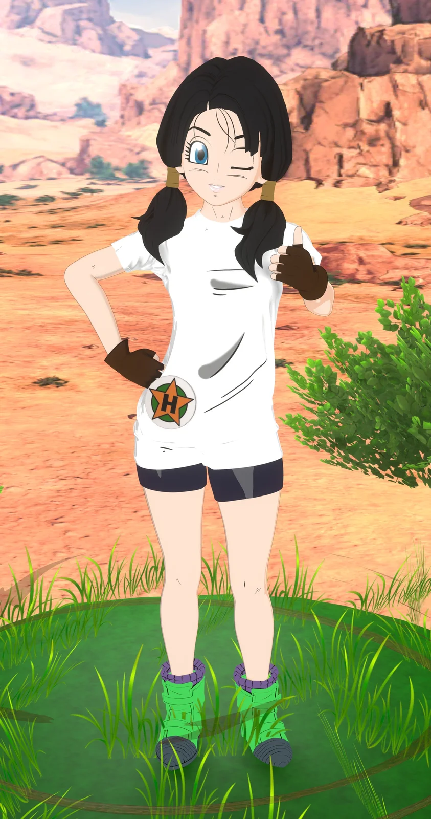 Videl Character Model screenshot 2